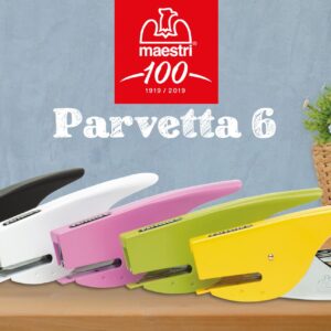 Cucitrice a Pinza Romeo Maestri Parvetta 6 | Metallo Smaltato | 20 Fogli