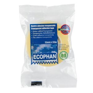 Nastro Adesivo Eurocel ECOPHAN | 15mm x 33mt | Trasparente | Ufficio