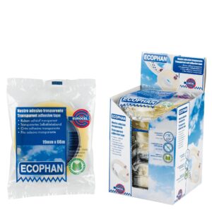 Nastro Adesivo Eurocel ECOPHAN | 15mm x 66mt | Trasparente | Ufficio