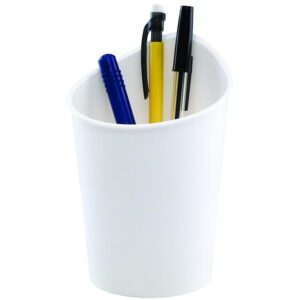 Bicchiere Portapenne Fellowes G2D | Bianco