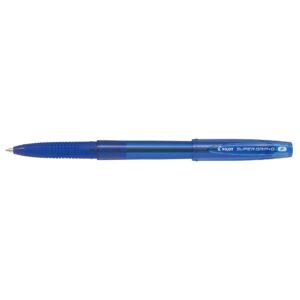 Penna a sfera pilot supergrip g punta fine 0,7mm blu