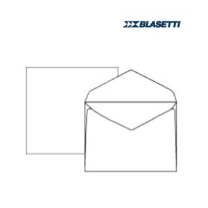 500 Buste Bianche Commerciali Blasetti | 12x18cm | 80gr | Gommata