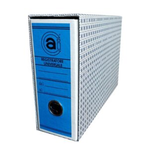 Registratore Memorandum Baby Blu Dorso 8cm | Formato 20x28,5cm