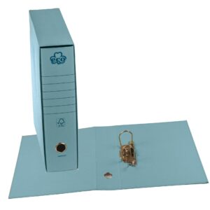 Registratore Eco Protocollo Azzurro Dorso 8cm | FSC Riciclato