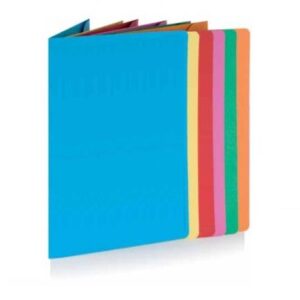 Cartelline 3 Lembi Industria Umbra 25x33cm | 12pz Bristol Colori Assortiti