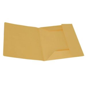 Cartelle 3 Lembi 25x33cm Gialle | 50 pz Cartoncino