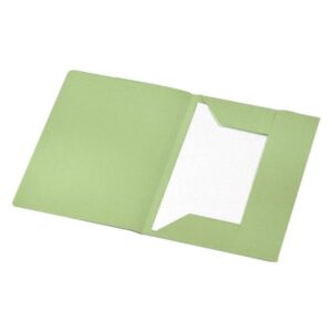 Cartelle 3 Lembi 25x33cm Verdi | 50 pz Cartoncino
