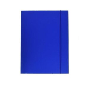 Cartella 3 Lembi Blu A4 | Plastificata 600g/m² | Elastico