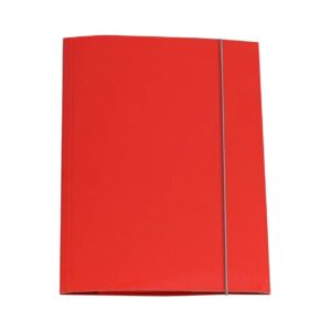 Cartella 3 Lembi Rossa A4 | Plastificata 600g/m² | Elastico