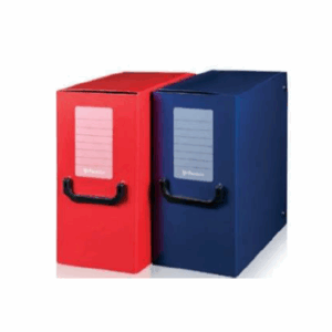 Scatola Archivio Resisto Blu | 25x35cm Dorso 16cm | Maniglia