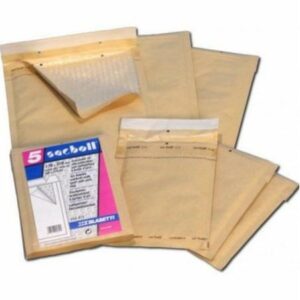 10 Buste Imbottite Blasetti GOLD | 12x21cm | Autoadesive | FSC
