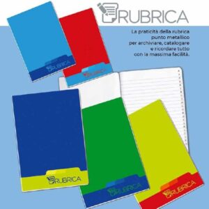Rubriche A5 Blasetti | 15x21cm | 30 Fogli | Plastificazione Opaca