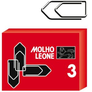 Fermagli Acciaio Zincato N.3 | 29mm | 100pz | Antiruggine | Molho Leone
