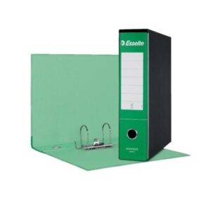 Registratore Essentials G75 Protocollo | Dorso 8cm | Verde