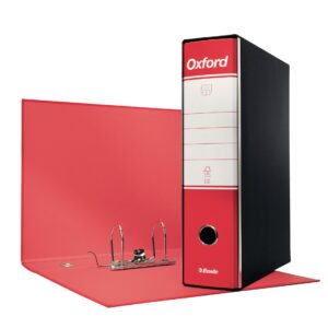 Registratore Esselte Oxford Rosso 8cm | Protocollo | 390785160