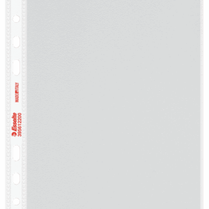 Buste Forate Esselte A5 Antiriflesso | 25 pz PPL Buccia