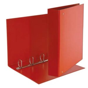 Raccoglitore 4 anelli 22X30 dorso 5 cm Rosso