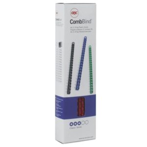 Dorsi Plastici GBC CombBind 6mm Neri | 21 Anelli | 25 pz Ultimi Pezzi