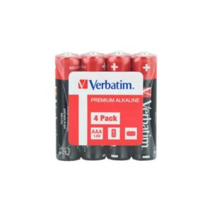 Pile Stilo AA Verbatim Alkaline (4 Pezzi) 1.5V Lunga Durata 49500
