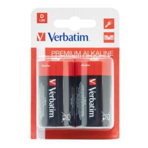 Pile Torcia D Verbatim Blister 2 batterie