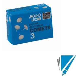 Puntine da Disegno Molho Leone N.3 | Acciaio Zincato | Scatola 100 pz
