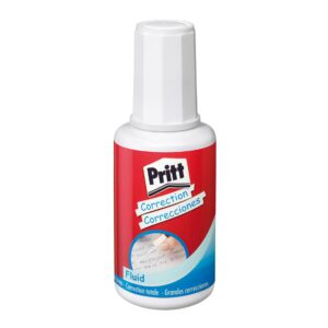 Correttore a Pennello Pritt Fluid 20ml | Ultra Coprente | Rapida Essicazione