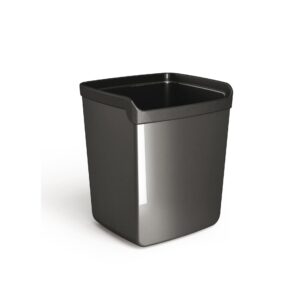 Portapenne Quadrato Nero Lucido Arda 8111N