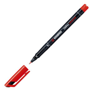 Pennarello OHPen universal permanente punta extrafine rosso