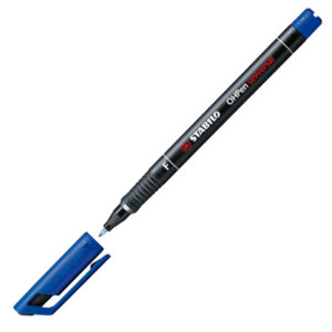 Pennarello OHPen universal permanente punta fine blu