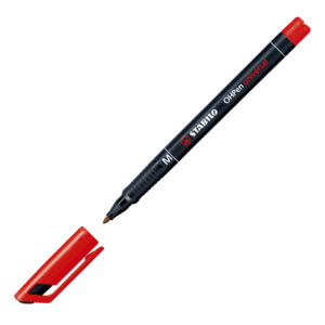 Stabilo OHPen Permanente Rosso 1mm | Universal 843