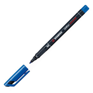 Pennarello OHPen universal permanente blu punta media
