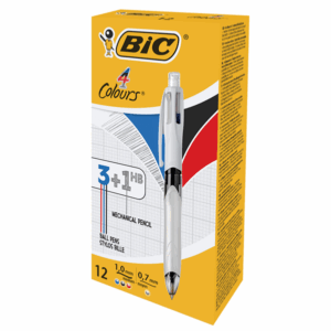 Penna Multifunzione Bic 4 Colors con Portamine Ricaricabile