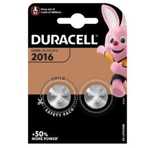 MicroPile Litio Duracell CR2016 3V | Blister 2 pz