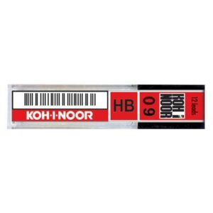 Astuccio 12 Micromine Koh-I-Noor 0.9mm HB | Mine 60mm | E209-HB