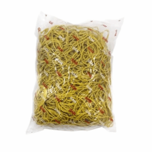 Elastici Gomma Siam Gialli 80mm | Tubolari 1,6mm | Sacco 1kg