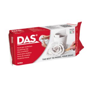 Panetto DAS Bianco 500g | Pasta Modellare Minerale | Indurente Aria