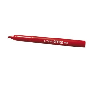 Pennarello Tratto Office Maxi Rosso | Punta 0,8-2,0mm | Fila