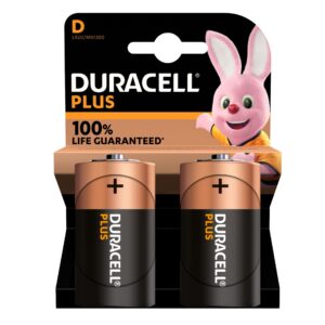 Pile Torcia D Duracell Plus | MN1300 | Blister 2 pz