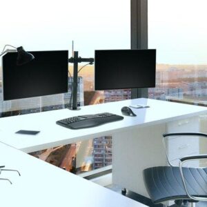 Braccio Monitor Doppio Kensington SmartFit K55409WW | Fino a 32" e 8kg