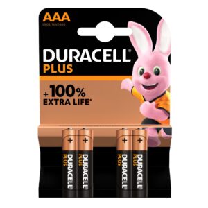 Pile AAA Duracell Plus100 | MiniStilo MN2400 | 4 pz