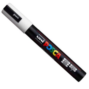 Pennarello Uniposca PC5M Bianco | Punta Media 1.8-2.5mm