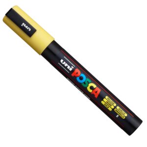 Pennarello Uniposca PC5M Giallo | Punta Media 1.8-2.5mm
