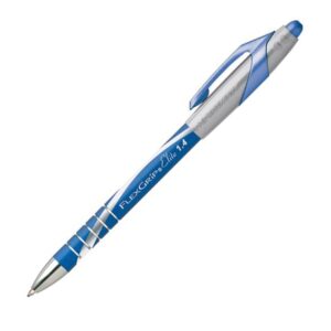 Paper Mate FlexGrip Elite Penna a sfera a scatto Blu, Punta large da 1,4 mm.