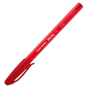 Penna PaperMate InkJoy 100 Rossa | 1,0mm | Con Cappuccio