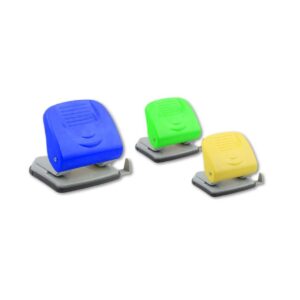 Perforatore Siam 2 Fori | Metallo e ABS Colorato | Max 30 Fogli 1402