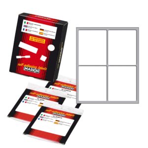 Etichette Adesive Markin Bianche 70x56mm | Busta 10 Fogli | X10047