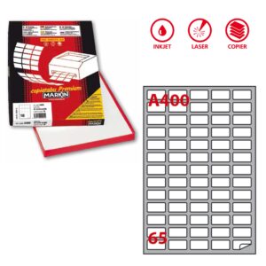 Etichette Adesive Markin A400 | 38,1x21,2mm | 100 Fogli