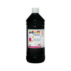 Tempera CWR Deco Nero 1L | Base Acqua | 08808/02