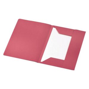 Cartelle 3 Lembi 25x33cm Rosse | 50 pz Cartoncino