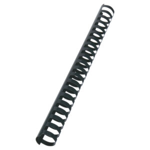 50 Dorsi Plastici GBC CombBind 25mm Neri | 21 Anelli